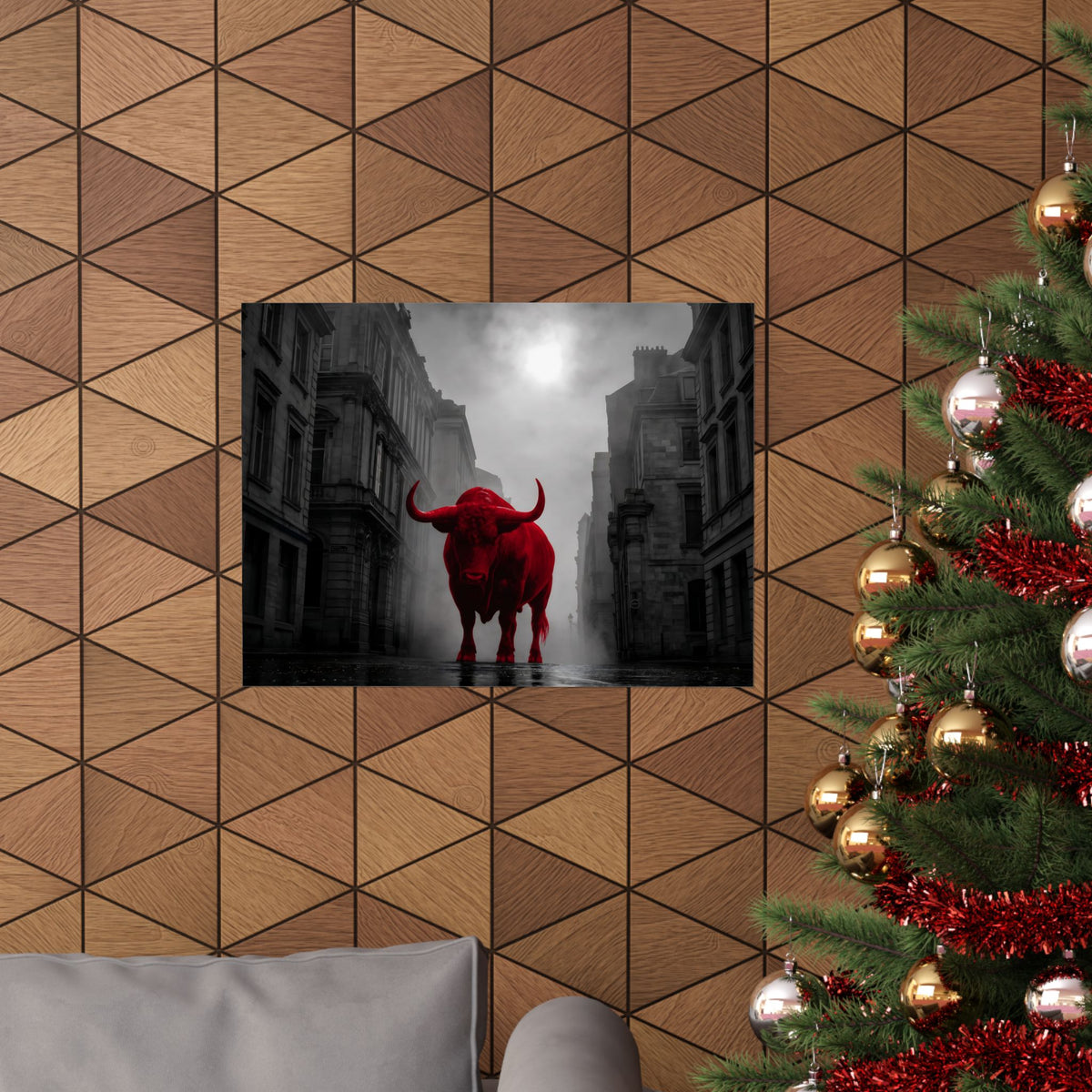 The Bull - Business Wall Art | Matte Poster (Landscape)