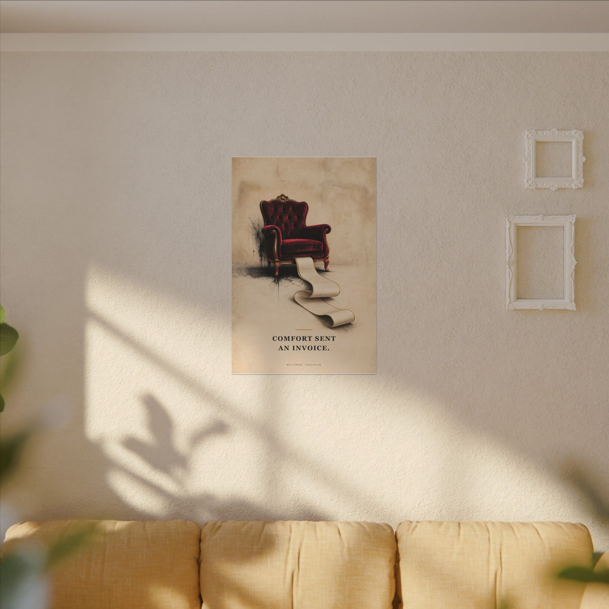 Comfort Sent an Invoice - Funny Wall Art | Canvas