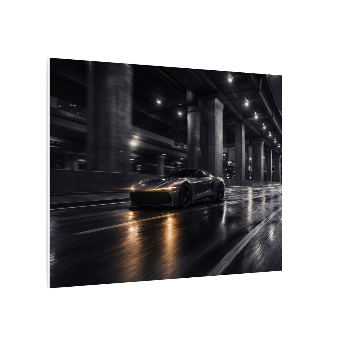 After Dark - Supercar Wall Art | Canvas (Landscape)