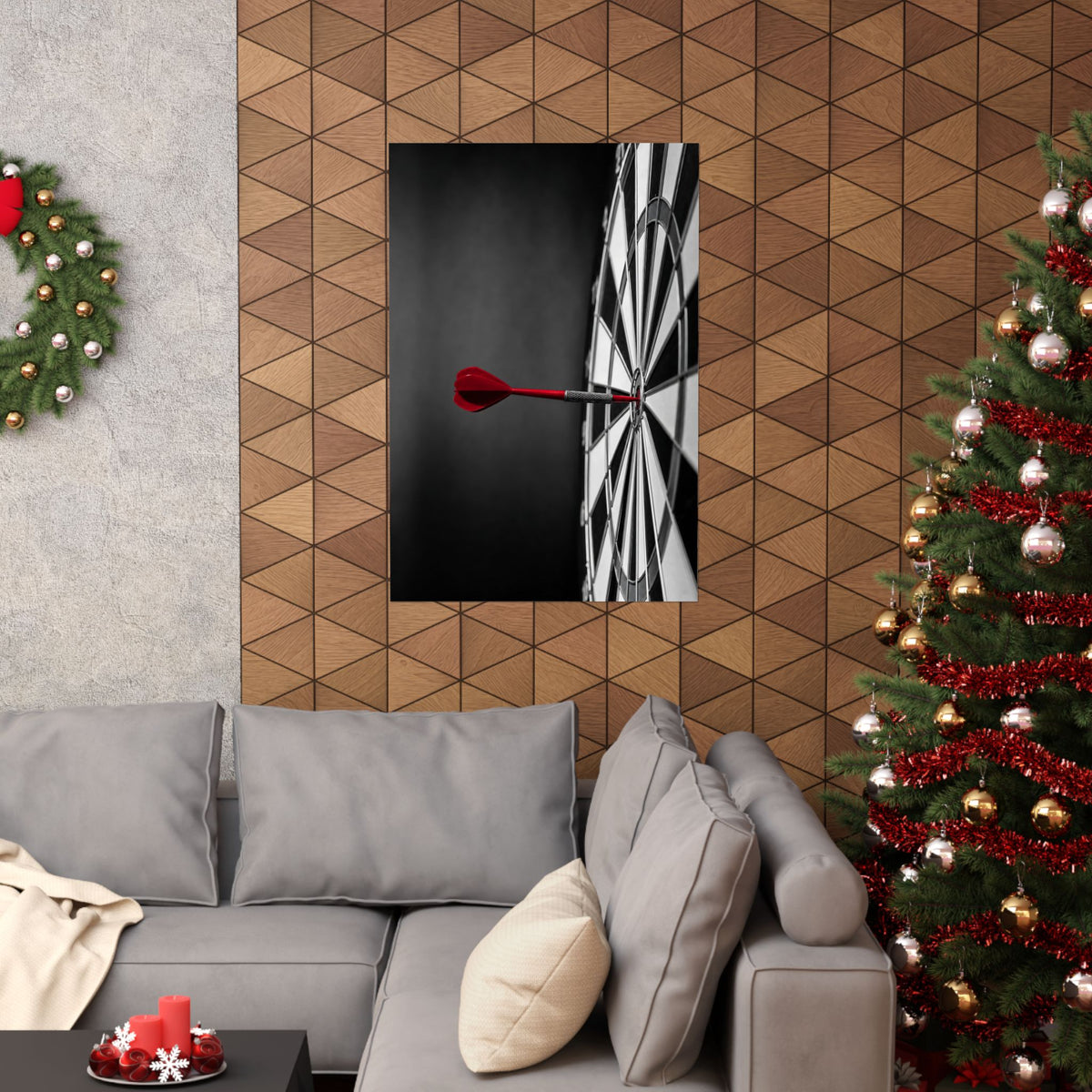 Dead Center - Mens Office Art | Matte Poster