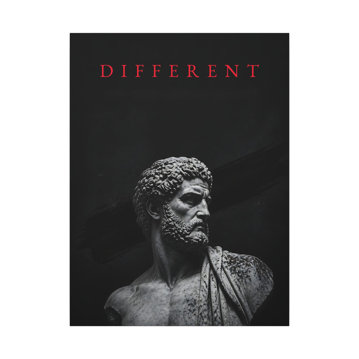 Different - Dark Wall Art | Canvas