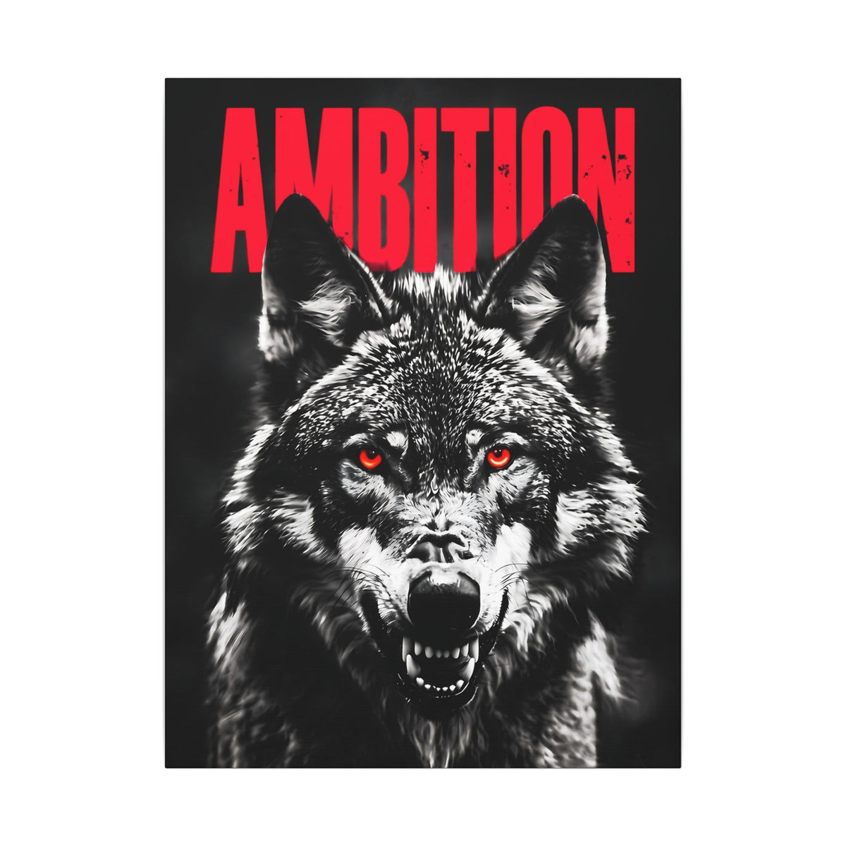 Ambition - Wolf Wall Art | Canvas