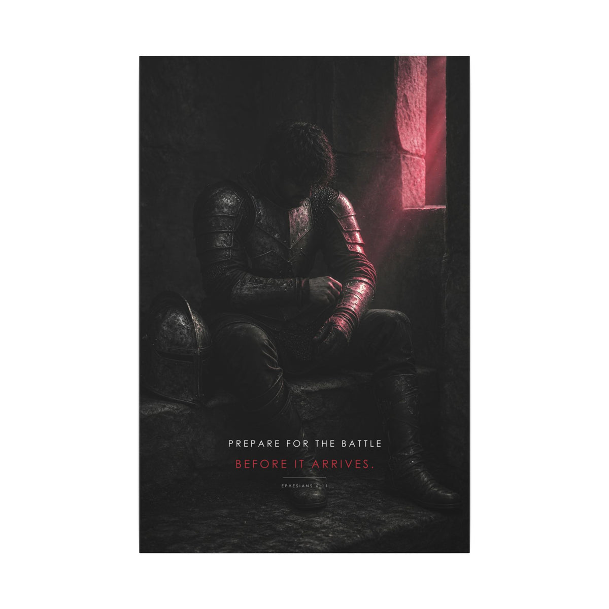 Before the Battle - Armor of God Wall Art | Canvas