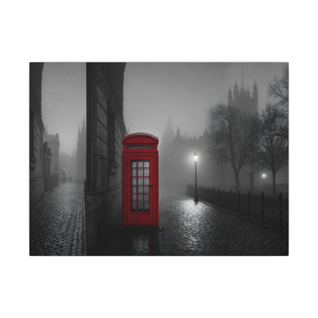 The Red Booth - Unique Office Art | Canvas (Landscape)