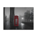 The Red Booth - Unique Office Art | Canvas (Landscape)