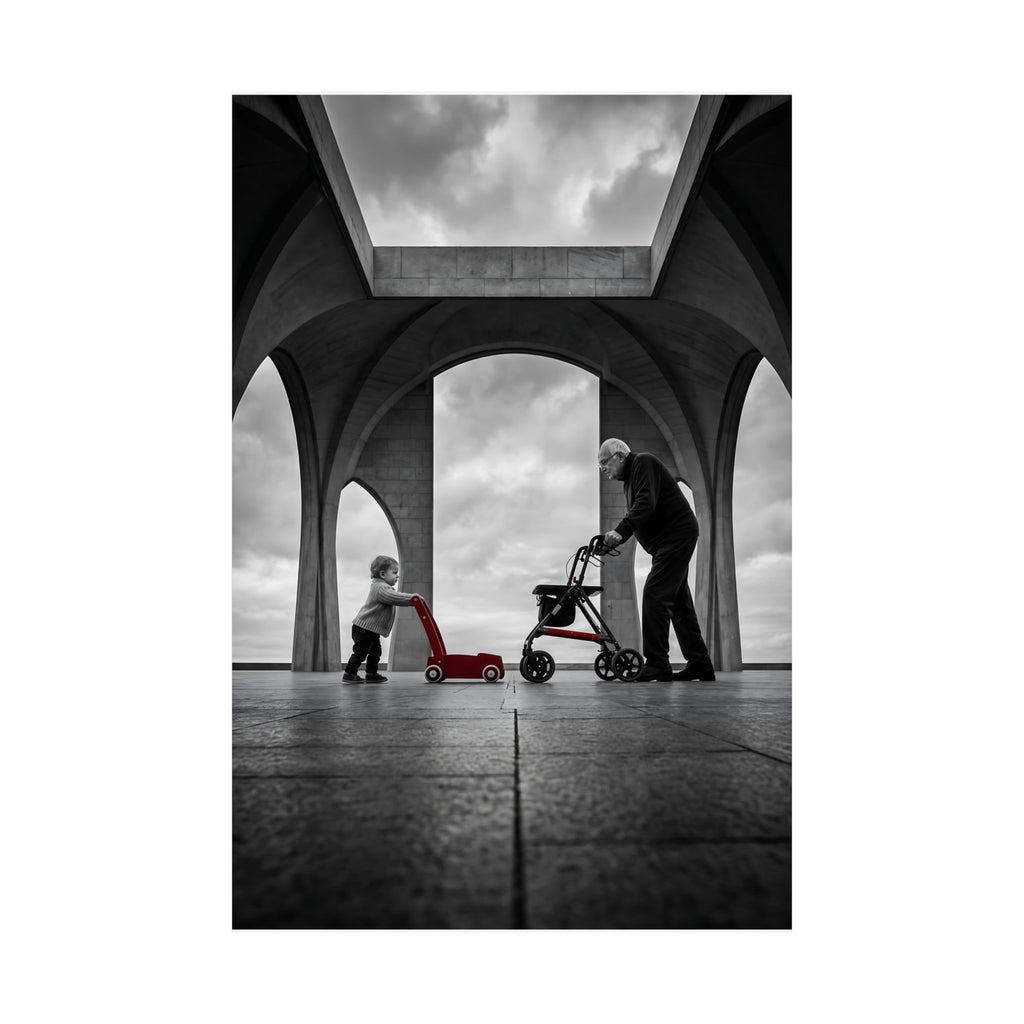 Between the Arches - Bedroom Wall Art | Matte Poster