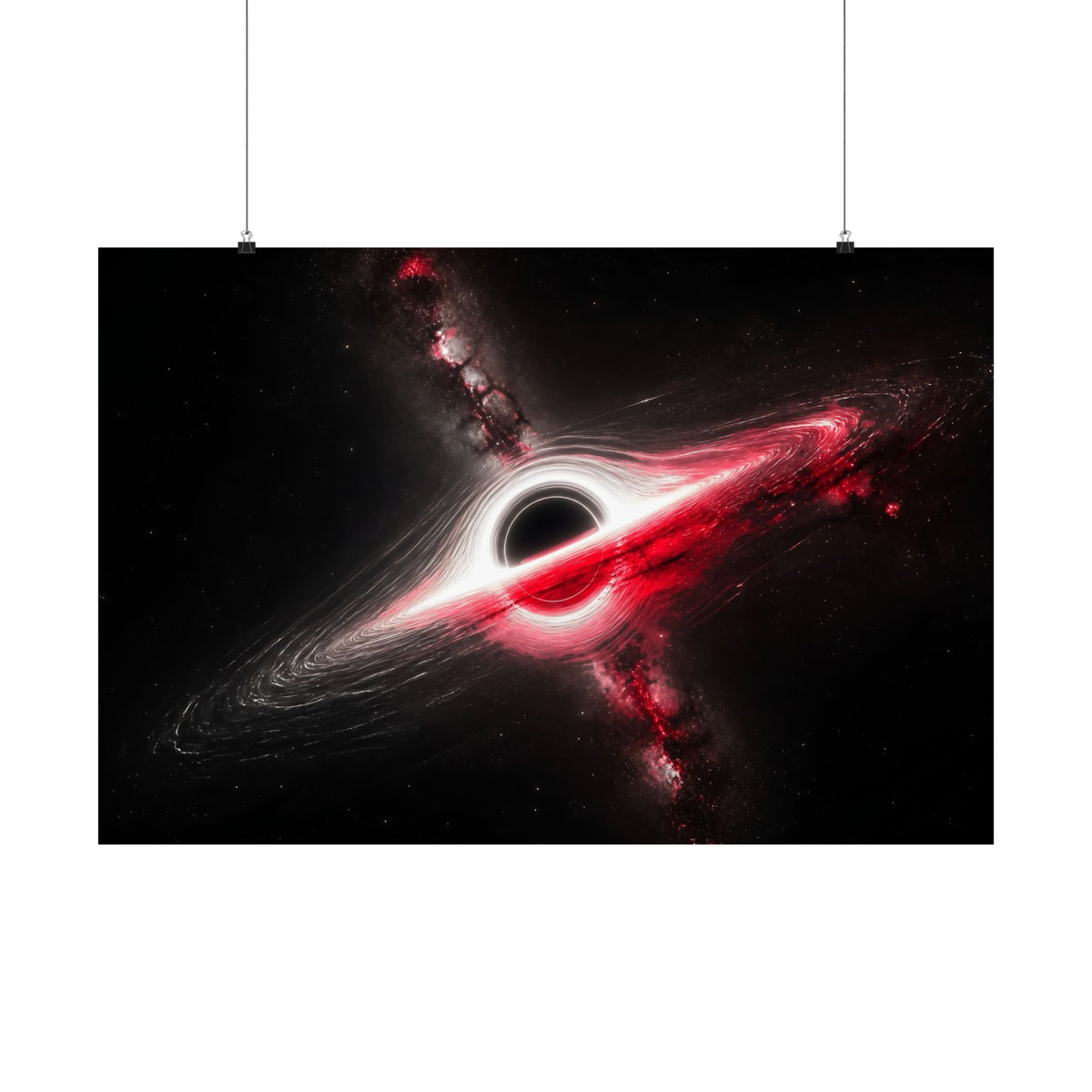 Event Horizon - Space Wall Art | Matte Poster (Landscape)