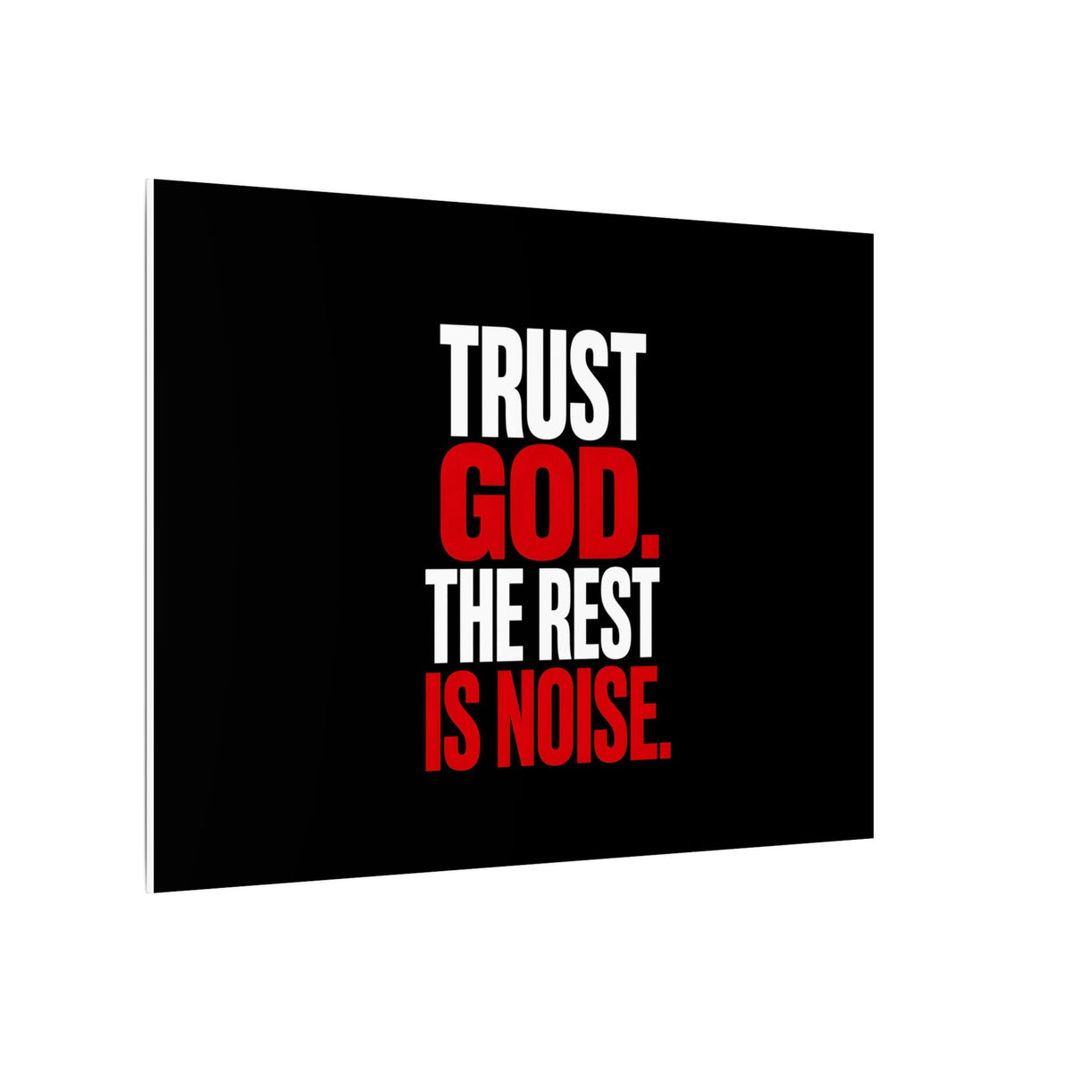 Trust God - Christian Wall Art | Canvas (Landscape)