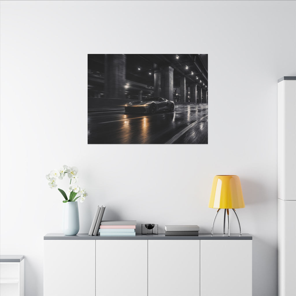 After Dark - Supercar Wall Art | Canvas (Landscape)