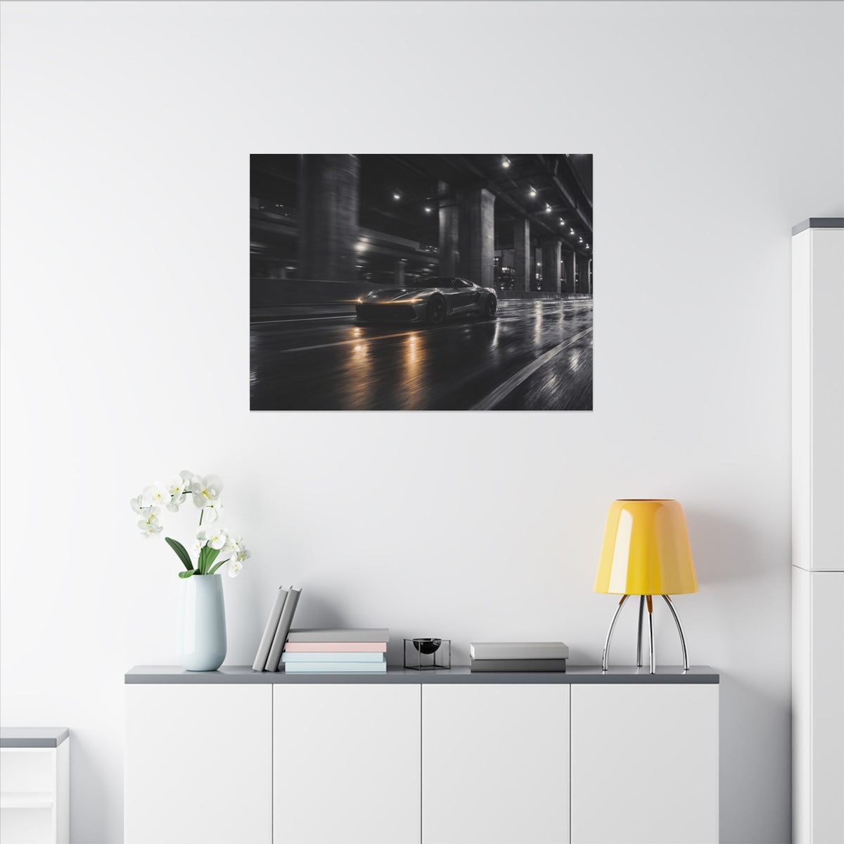 After Dark - Supercar Wall Art | Canvas (Landscape)