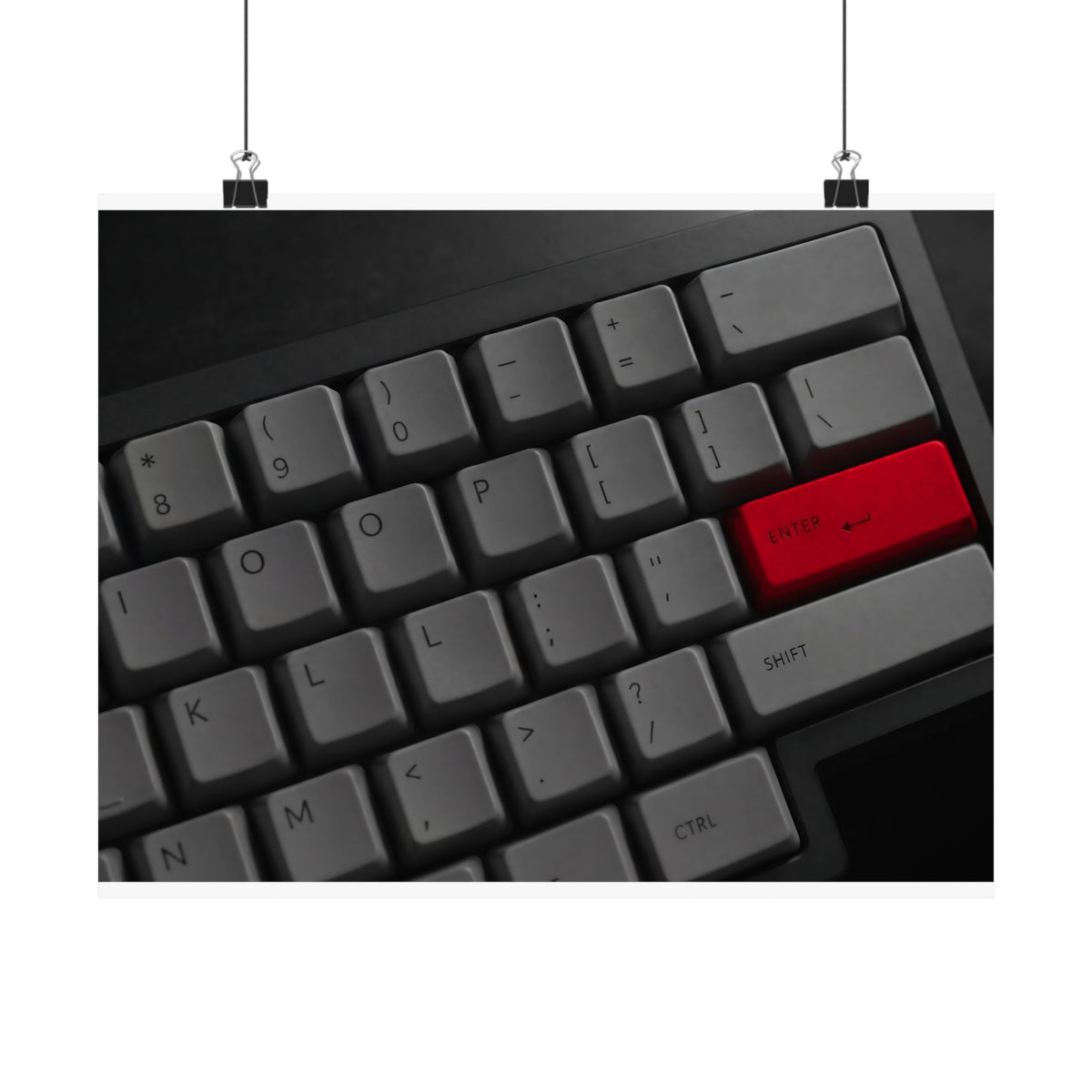 Press Enter - Office Artwork | Matte Poster (Landscape)