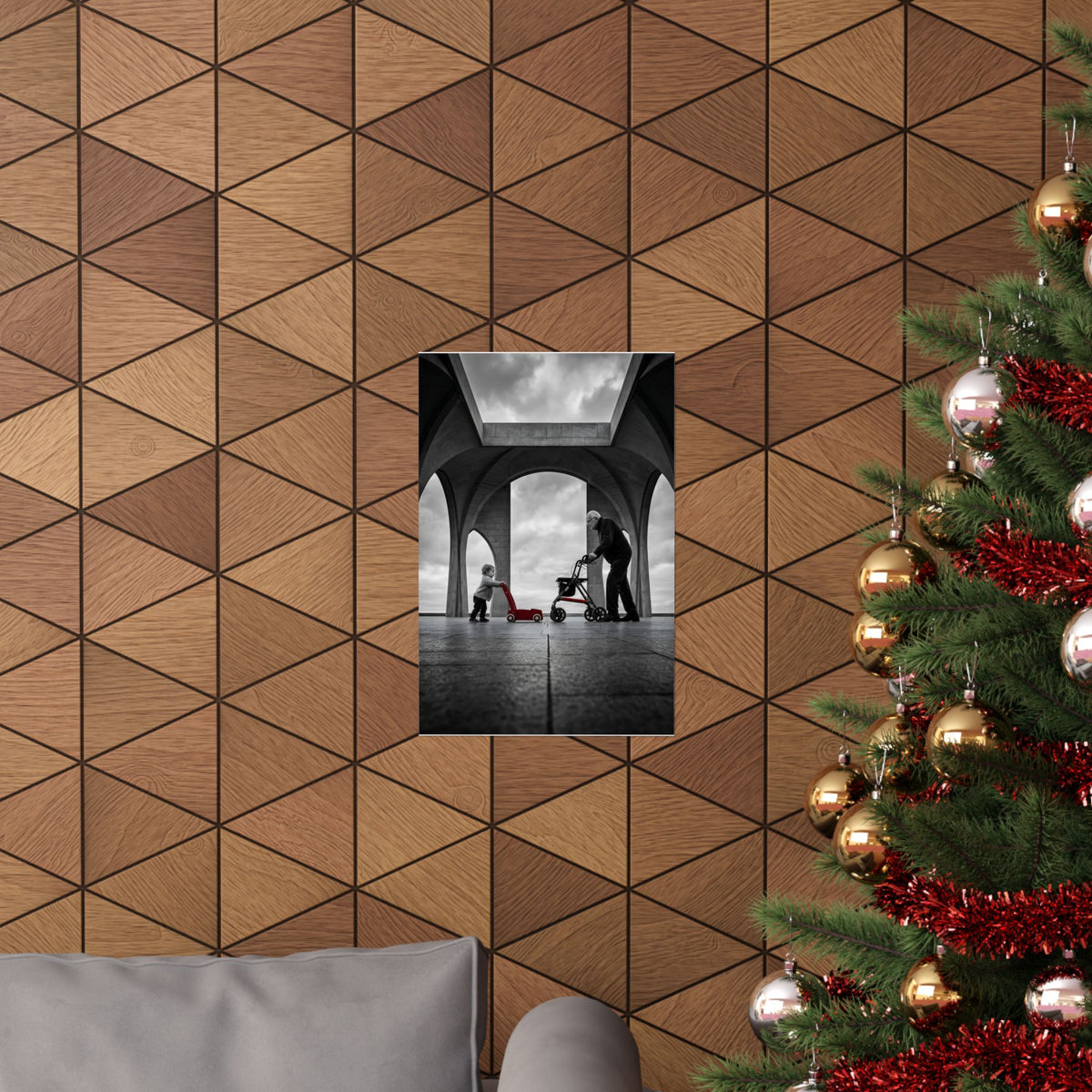 Between the Arches - Bedroom Wall Art | Matte Poster