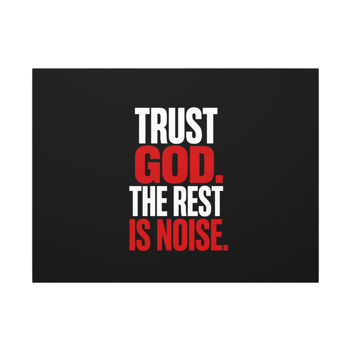 Trust God - Christian Wall Art | Canvas (Landscape)