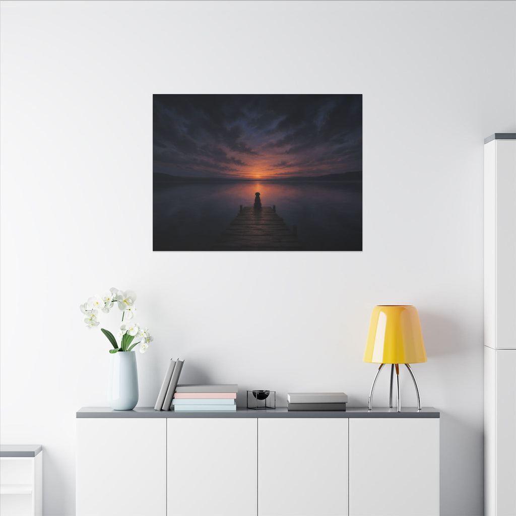 The Wait - Bedroom Wall Art | Canvas (Landscape)