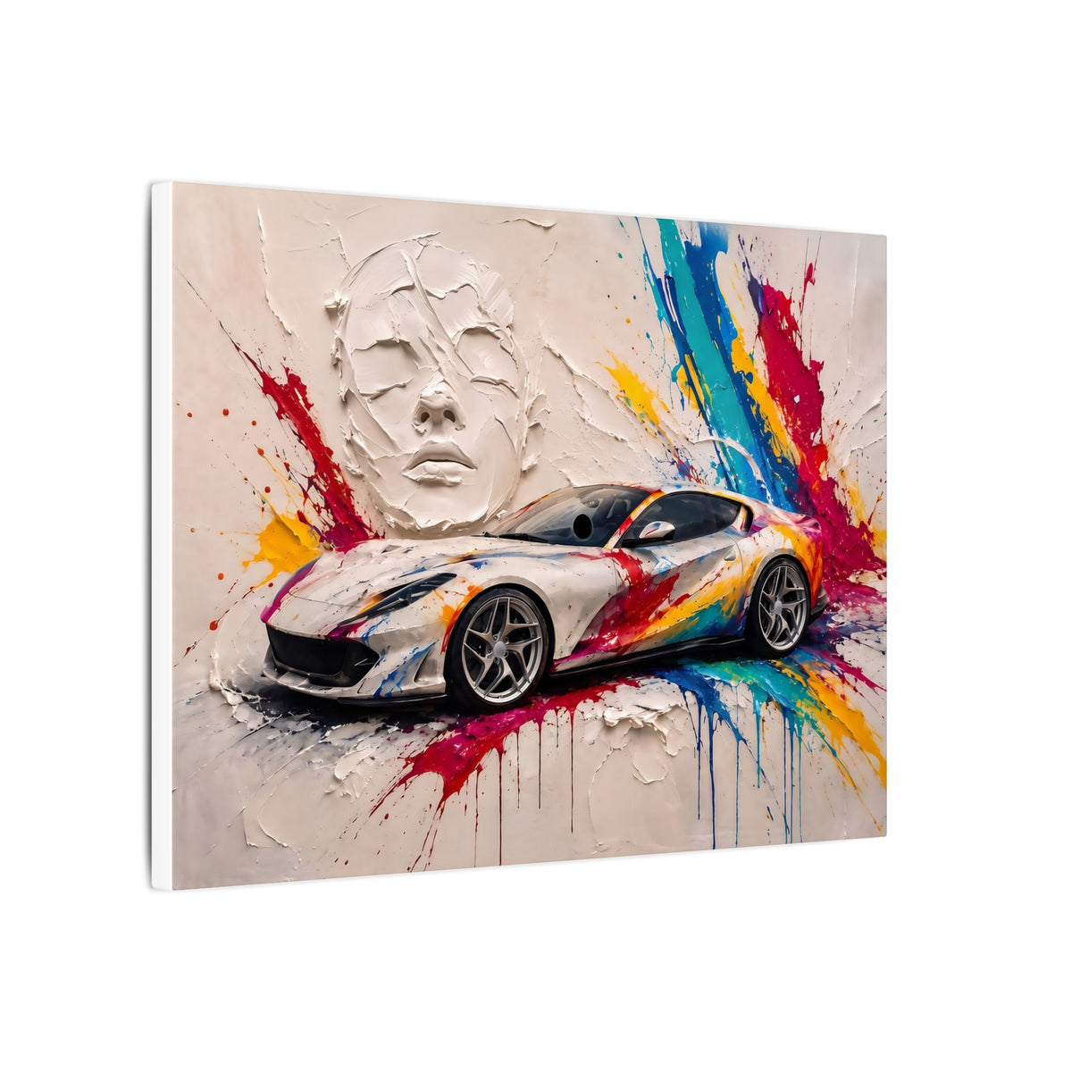 Full Throttle Wide - Supercar Splash Art Landscape | Canvas