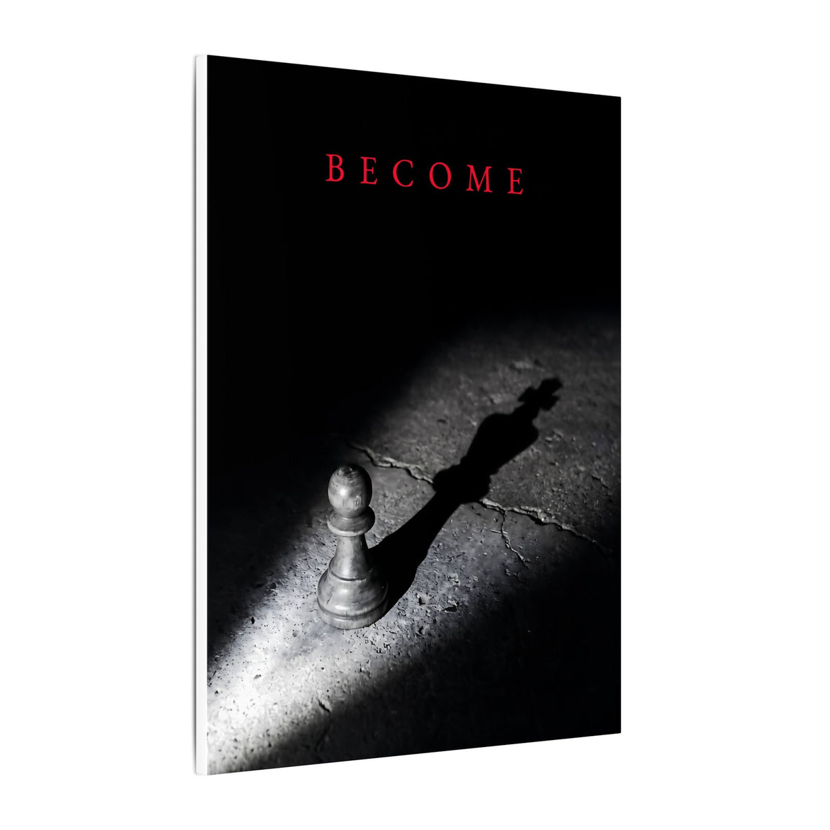 Become - Chess King Shadow Wall Art | Canvas