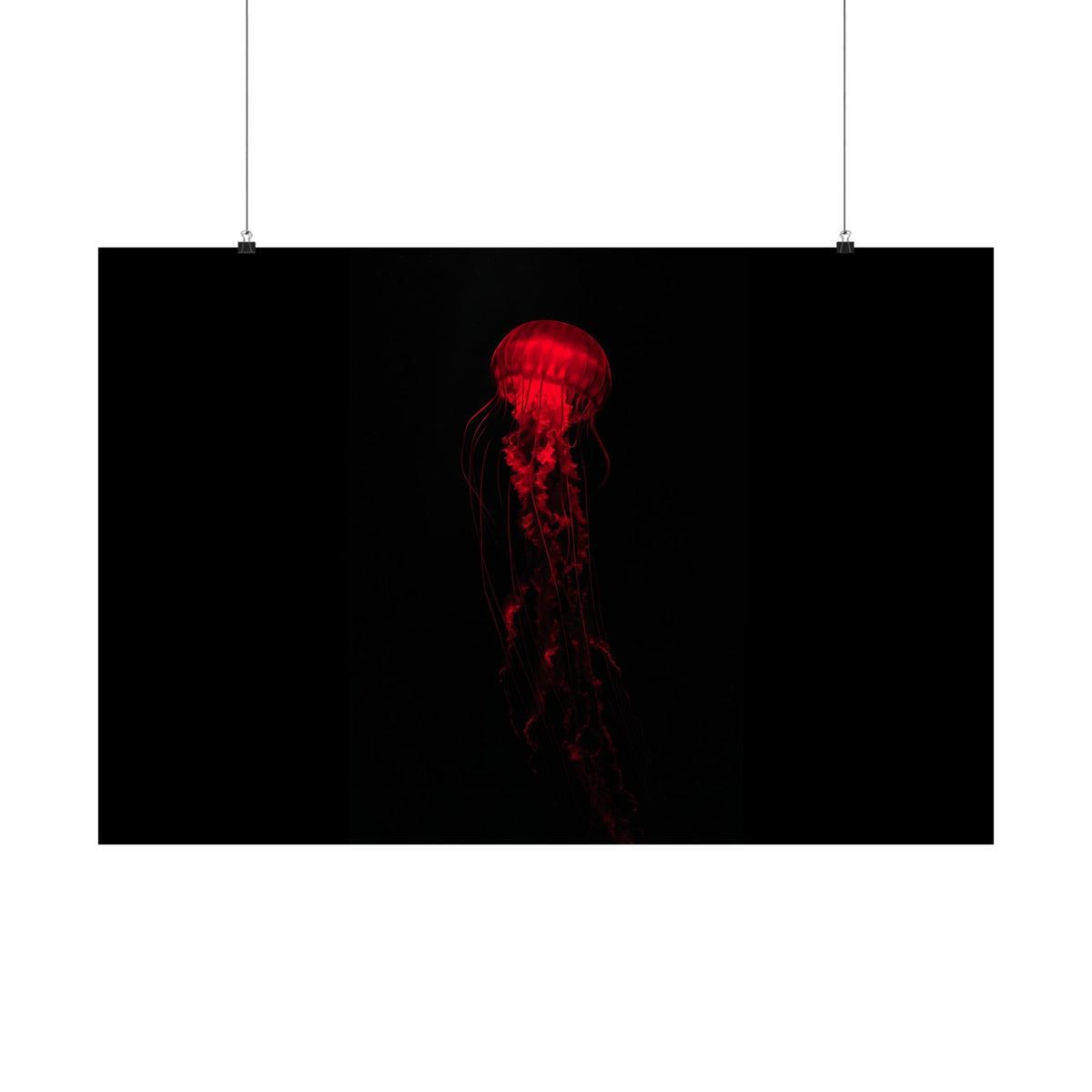 The Drifter - Red Wall Art Decor | Matte Poster (Landscape)