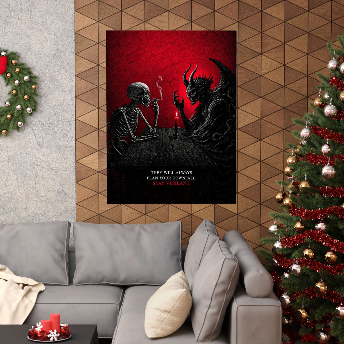 Stay Vigilant - Dark Wall Art | Matte Poster