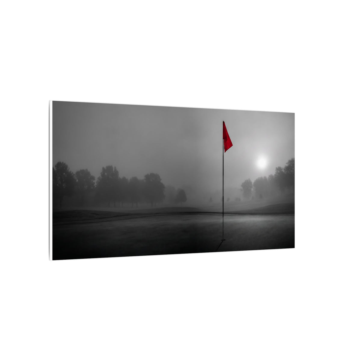 Flag on the Green - Executive Office Wall Art | Canvas (Panoramic)