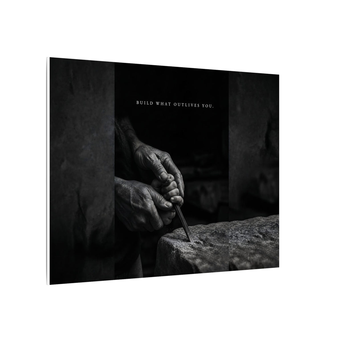 Build What Outlives You - Motivational Posters | Canvas (Landscape)