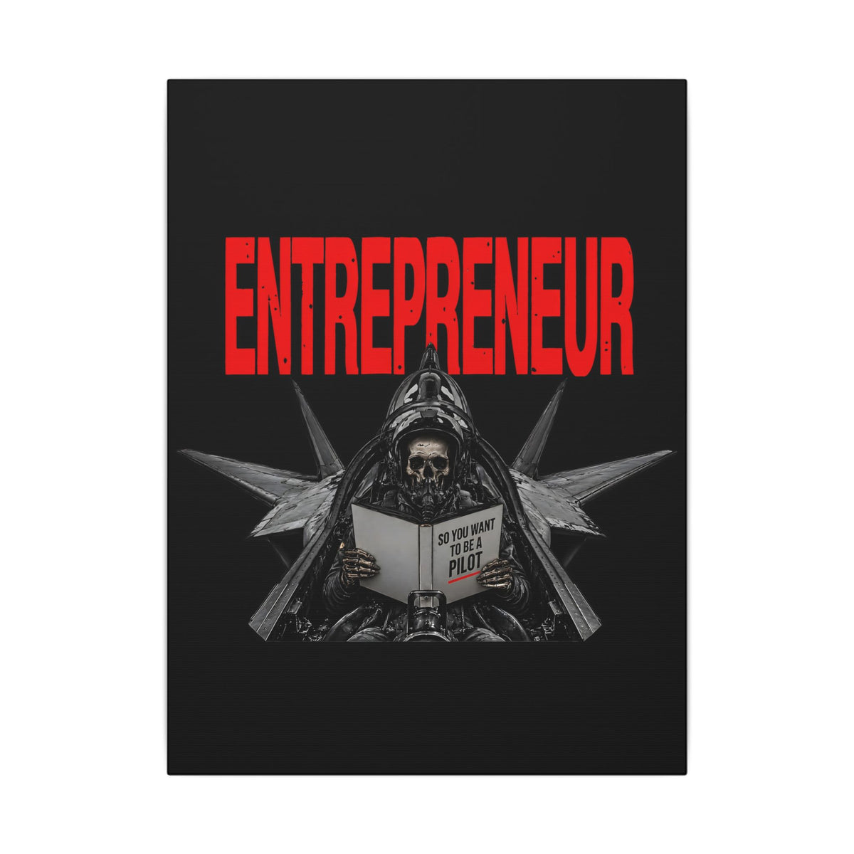 Entrepreneur - Skeleton Wall Art | Canvas