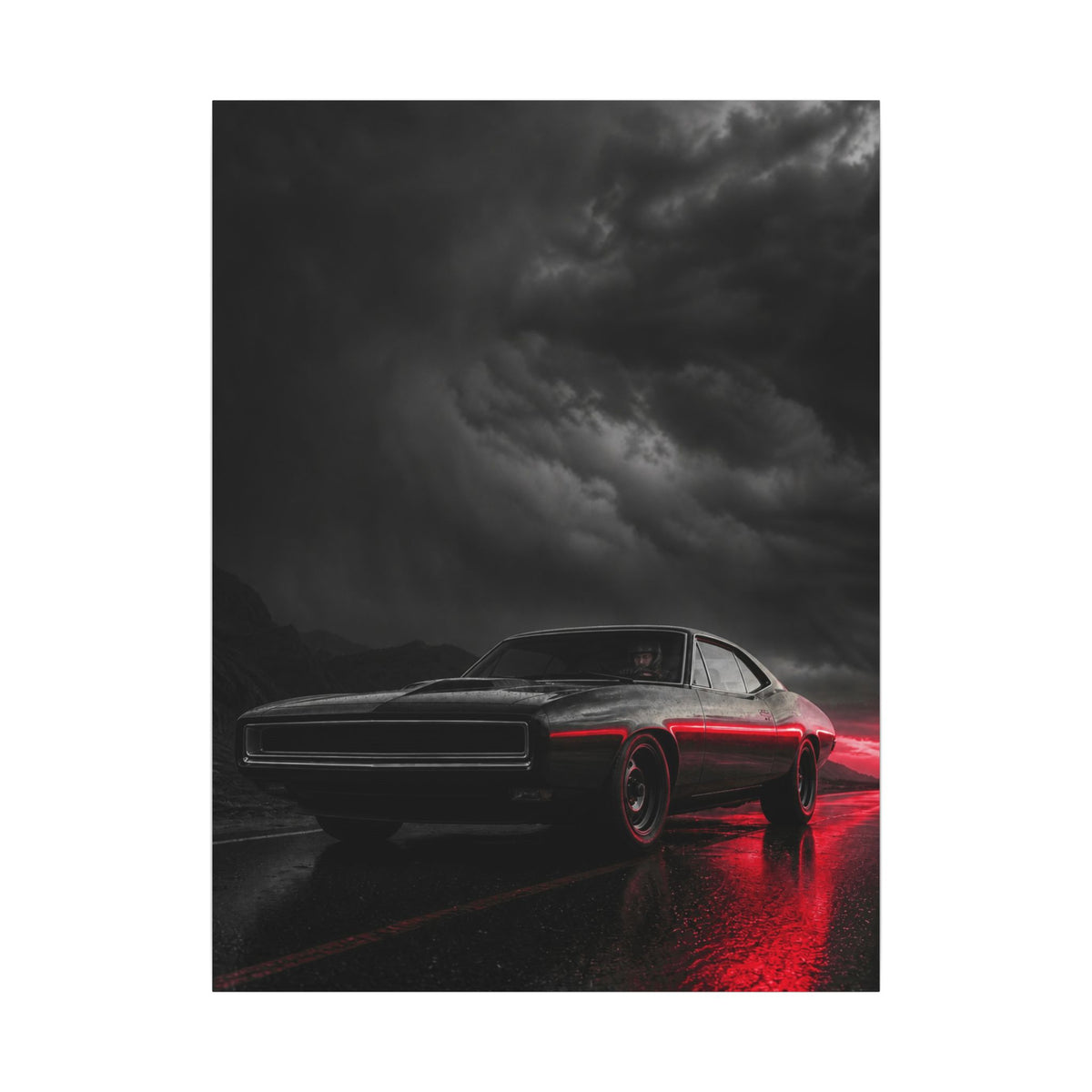 Desert Muscle - Muscle Car Wall Art | Canvas