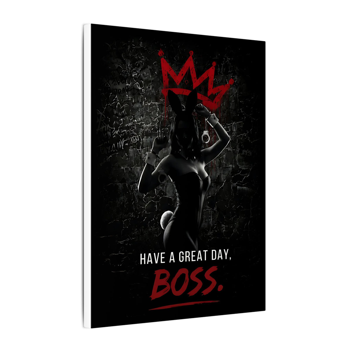 Great Day, Boss - Dark Humor Wall Art | Canvas