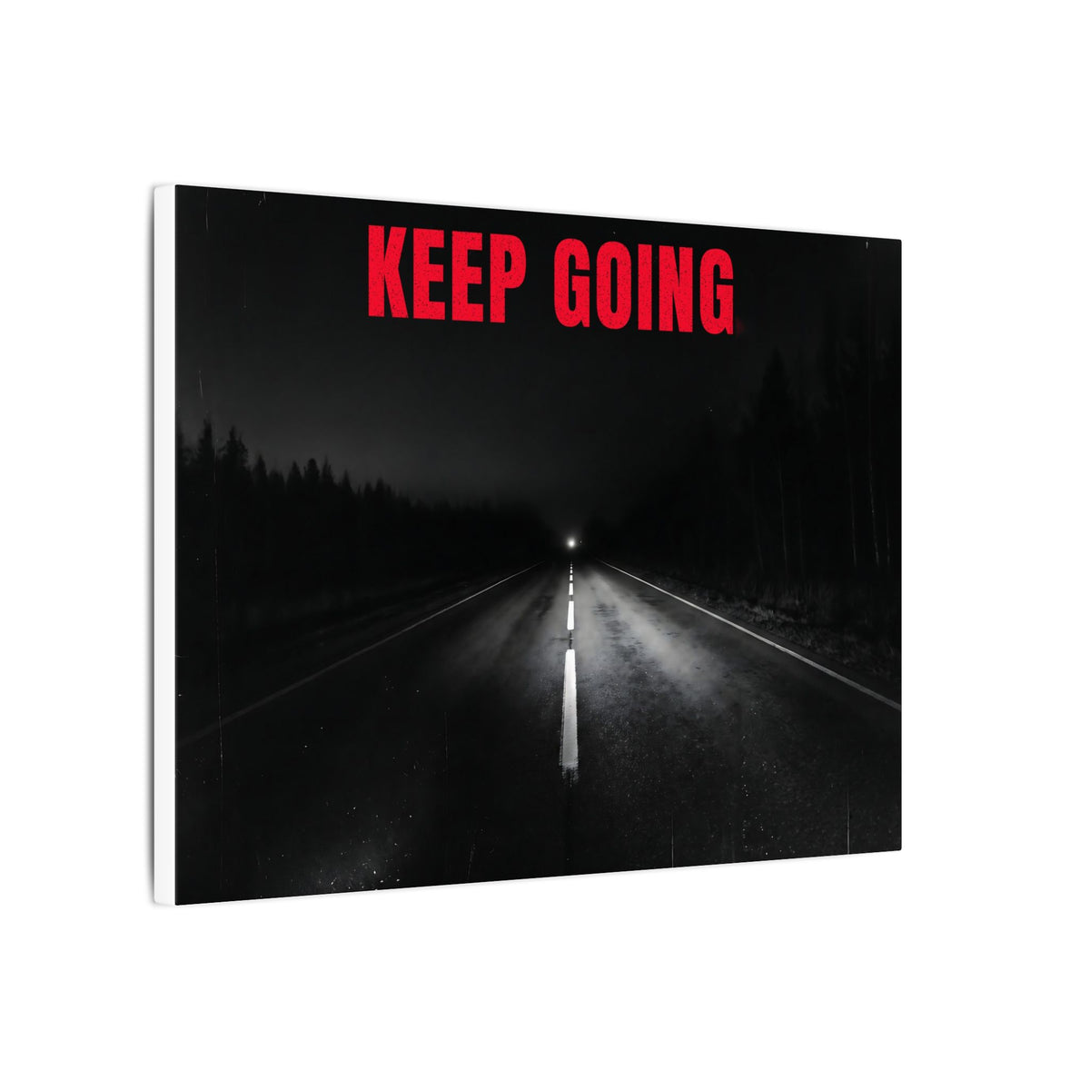 The Extra Mile - Night Road Wall Art | Canvas (Landscape)