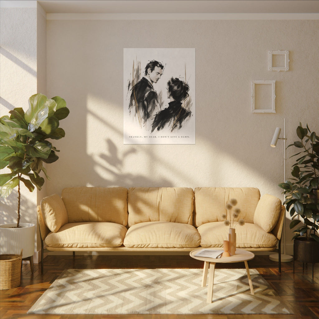 Frankly My Dear - Romantic Noir Wall Art | Canvas