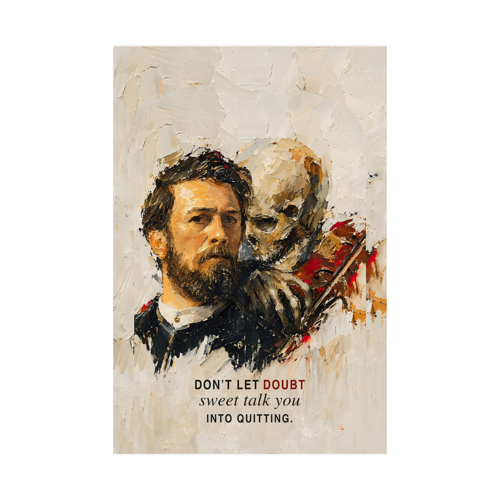 Don't Let Doubt - Motivational Wall Art | Matte Poster