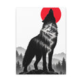 Howling Wolf - Dark Wall Art | Canvas
