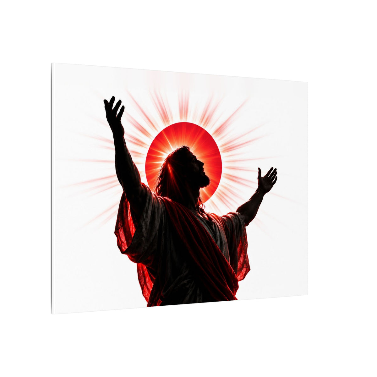 Red Sun Victory - Christian Wall Art | Canvas (Landscape)