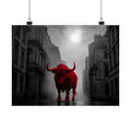 The Bull - Business Wall Art | Matte Poster (Landscape)