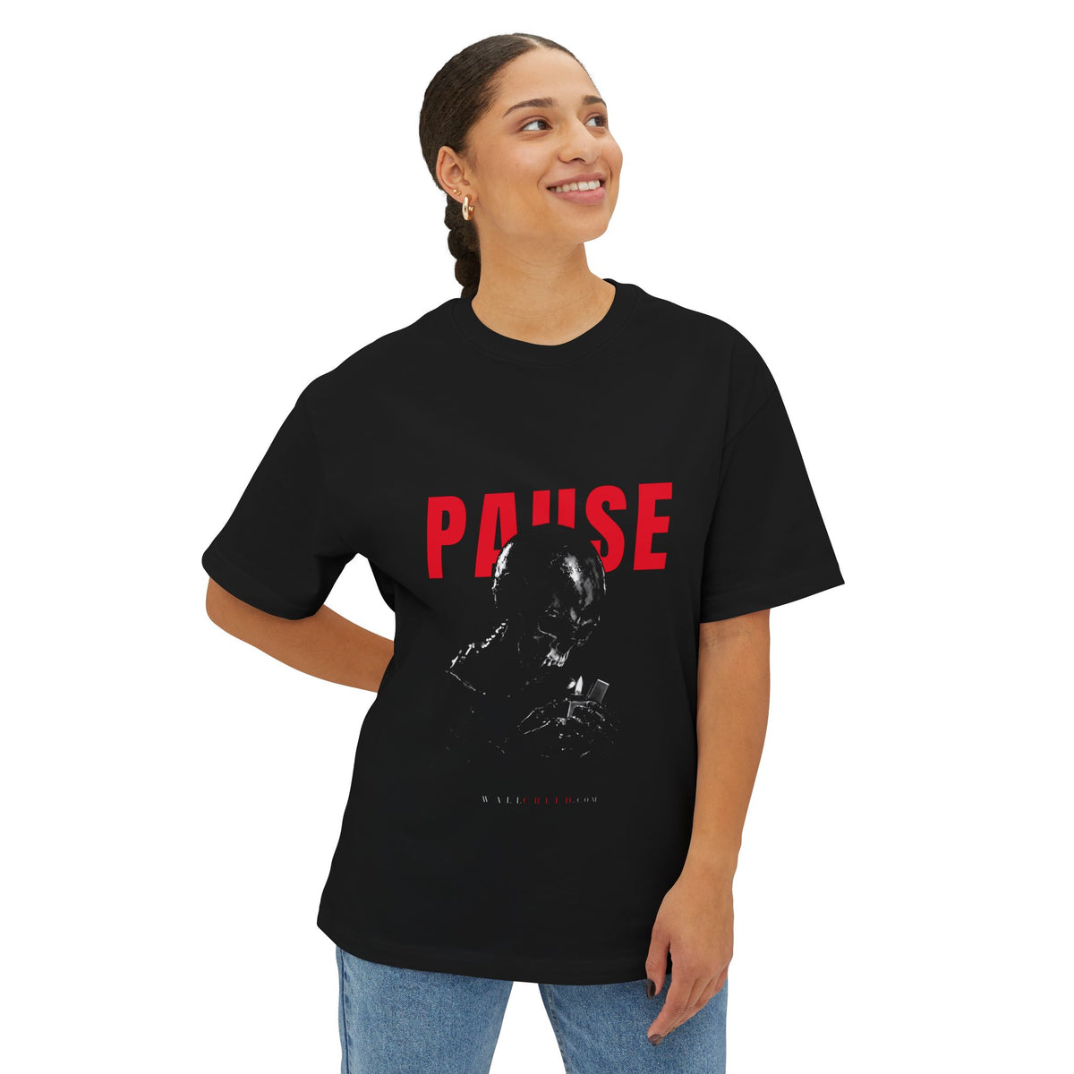 Pause | Heavyweight Tee (Front + Back)