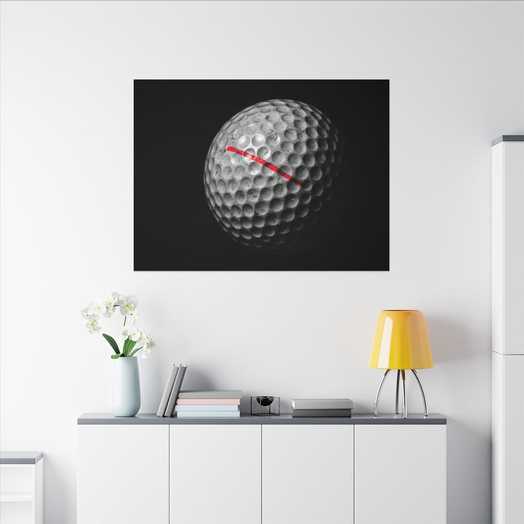 Still in Play - Golf Artwork | Canvas (Landscape)
