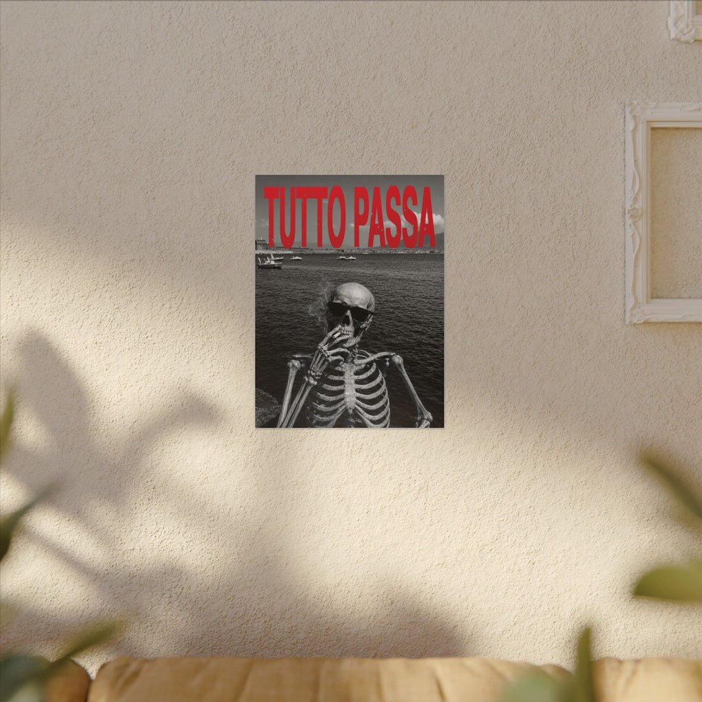 Tutto Passa - Skeleton Painting | Canvas