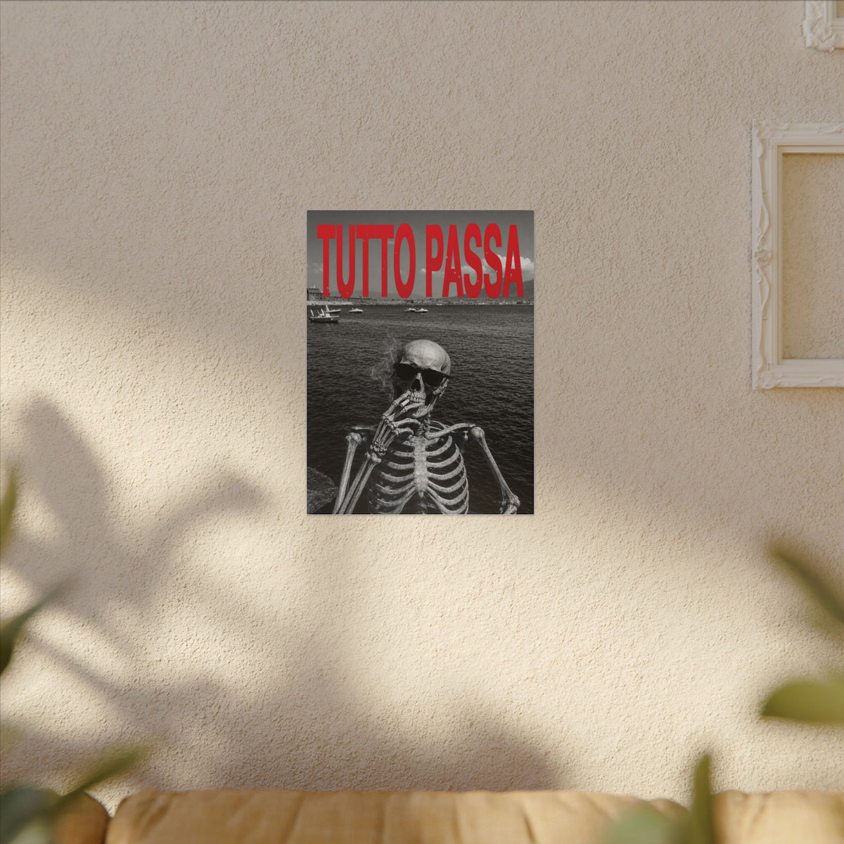 Tutto Passa - Skeleton Painting | Canvas