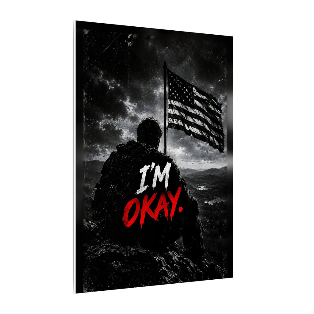 I'm Okay - Man Cave Wall Art | Canvas