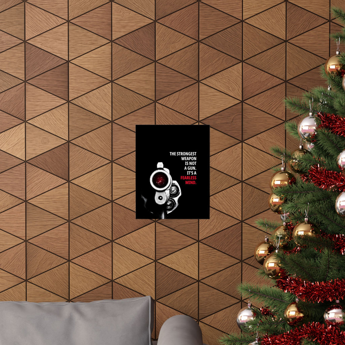 A Fearless Mind - Mindset Wall Art | Matte Poster