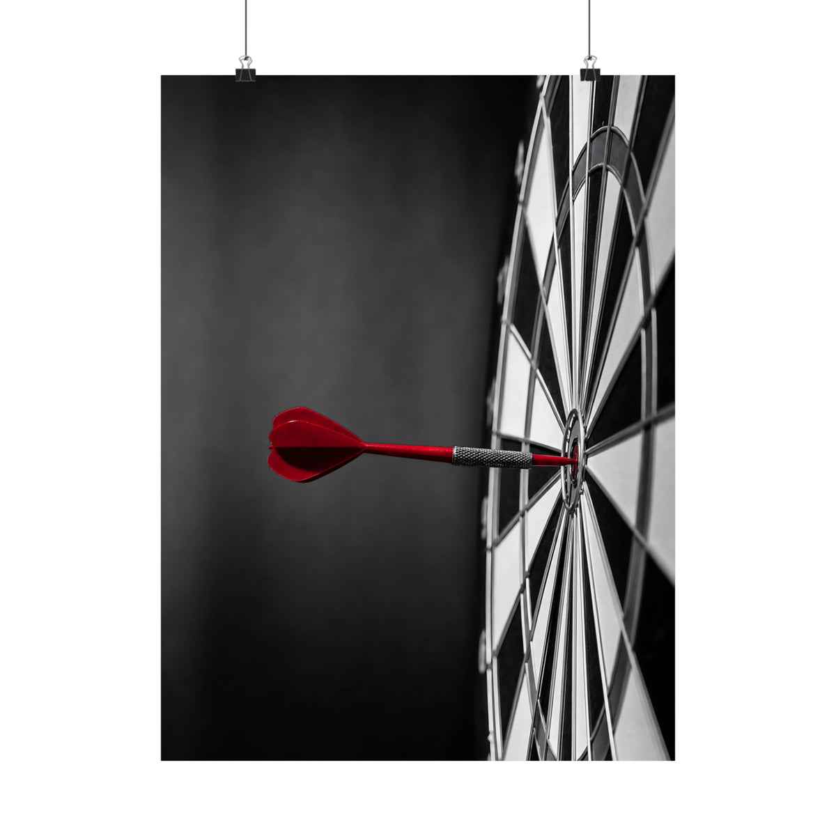 Dead Center - Mens Office Art | Matte Poster