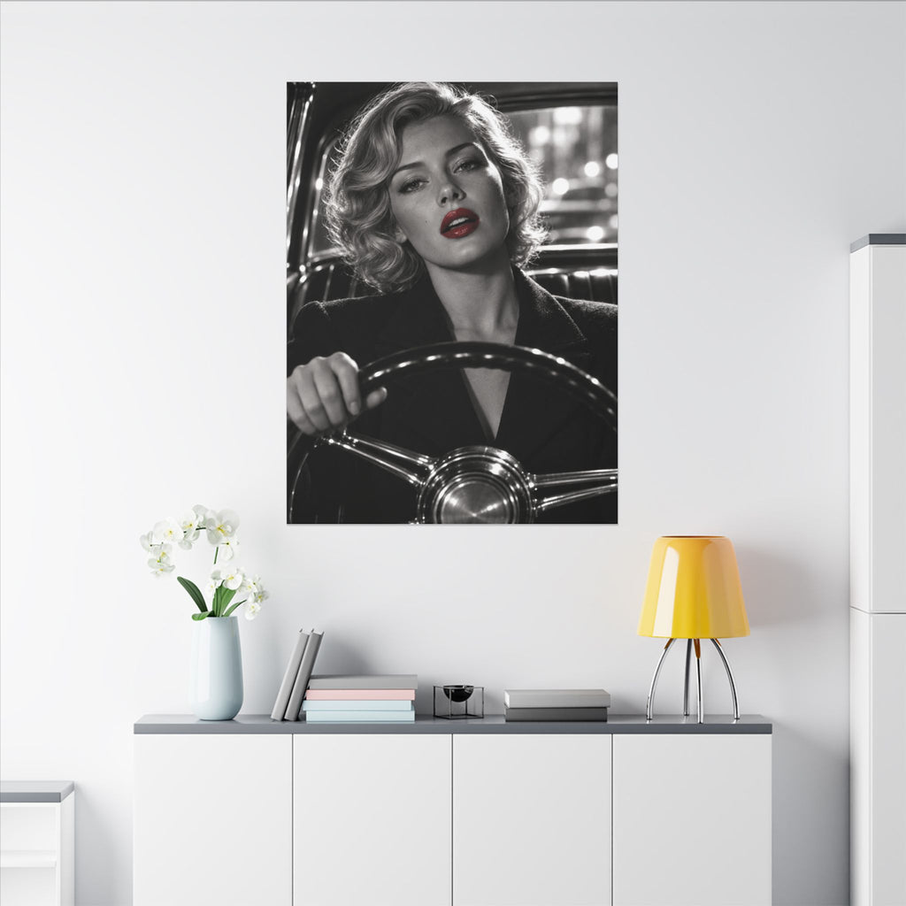 Night Drive - Bedroom Wall Art | Canvas