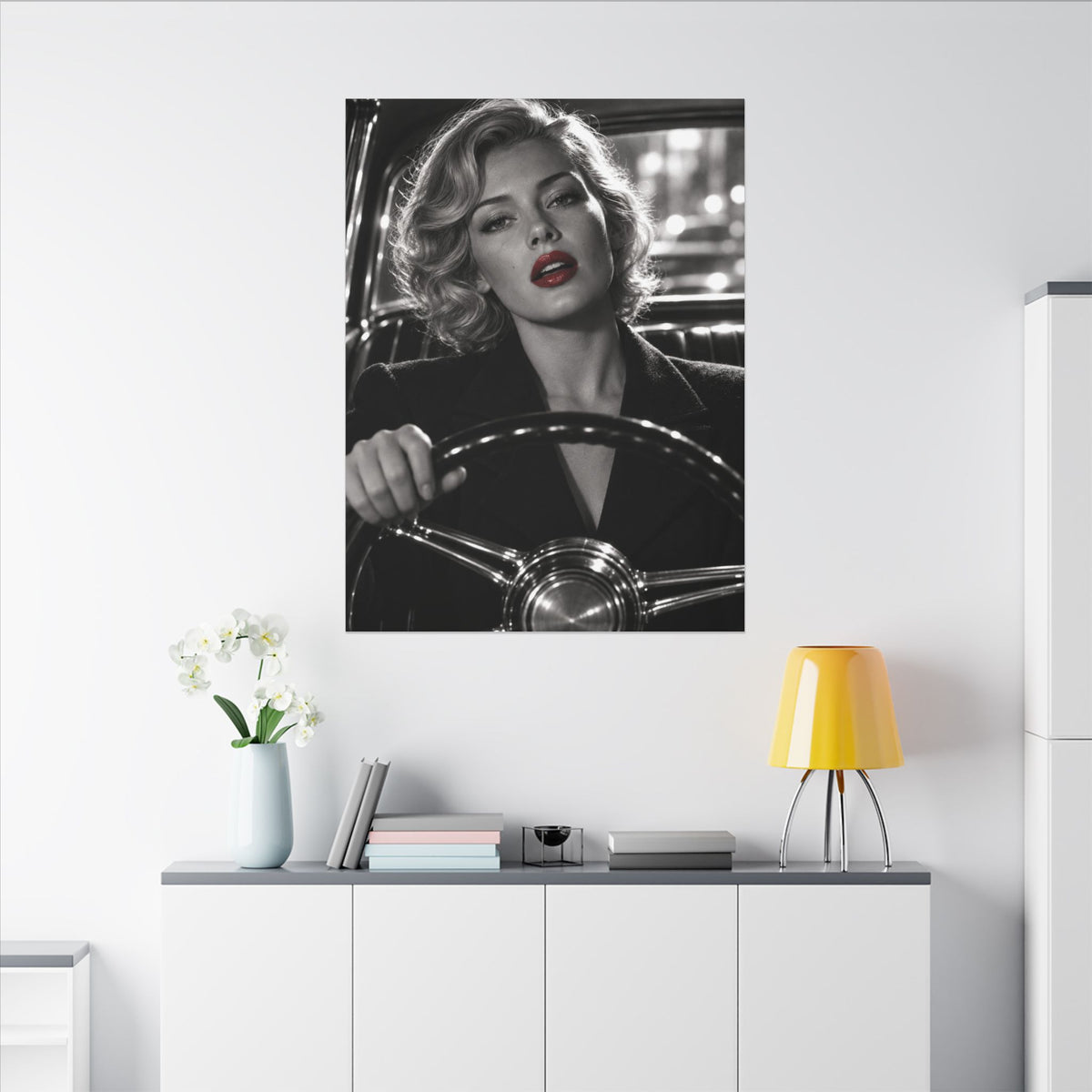 Night Drive - Bedroom Wall Art | Canvas
