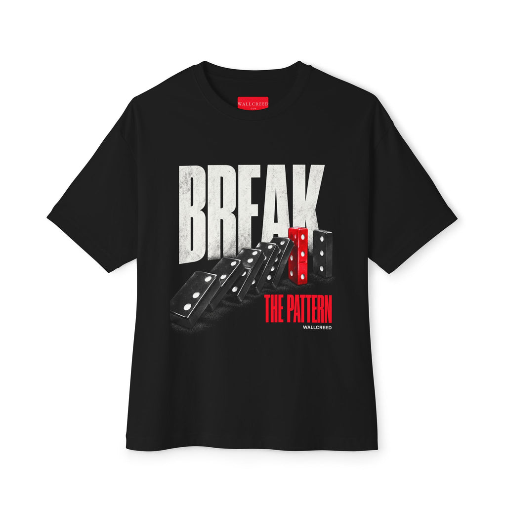 Break the Pattern | Heavyweight Tee (Front + Back)