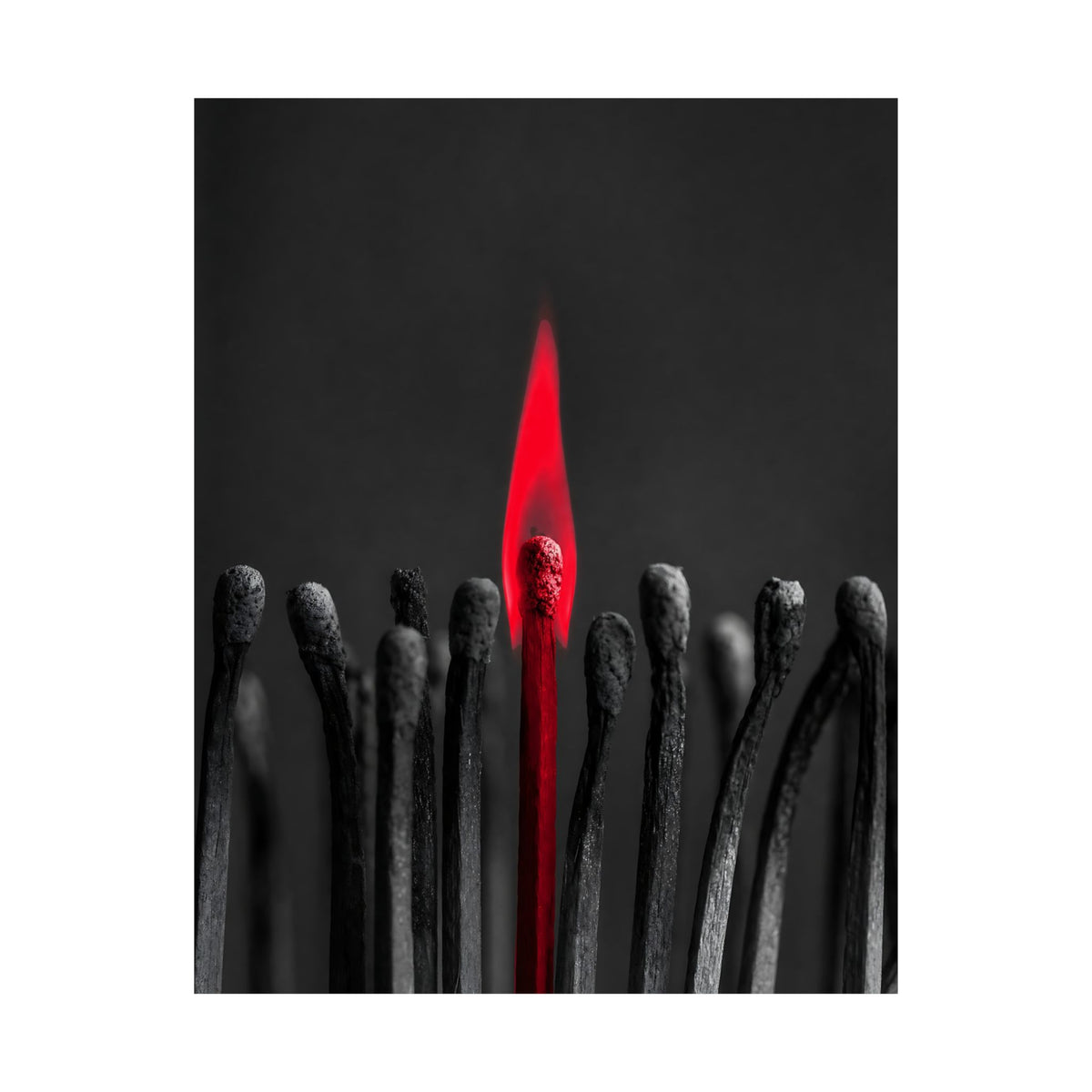 The One Still Burning - Office Wall Art For Men | Matte Poster
