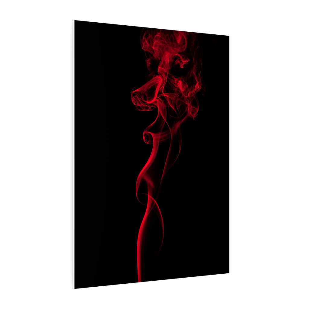 Red Smoke - Wall Art With Red Color | Canvas