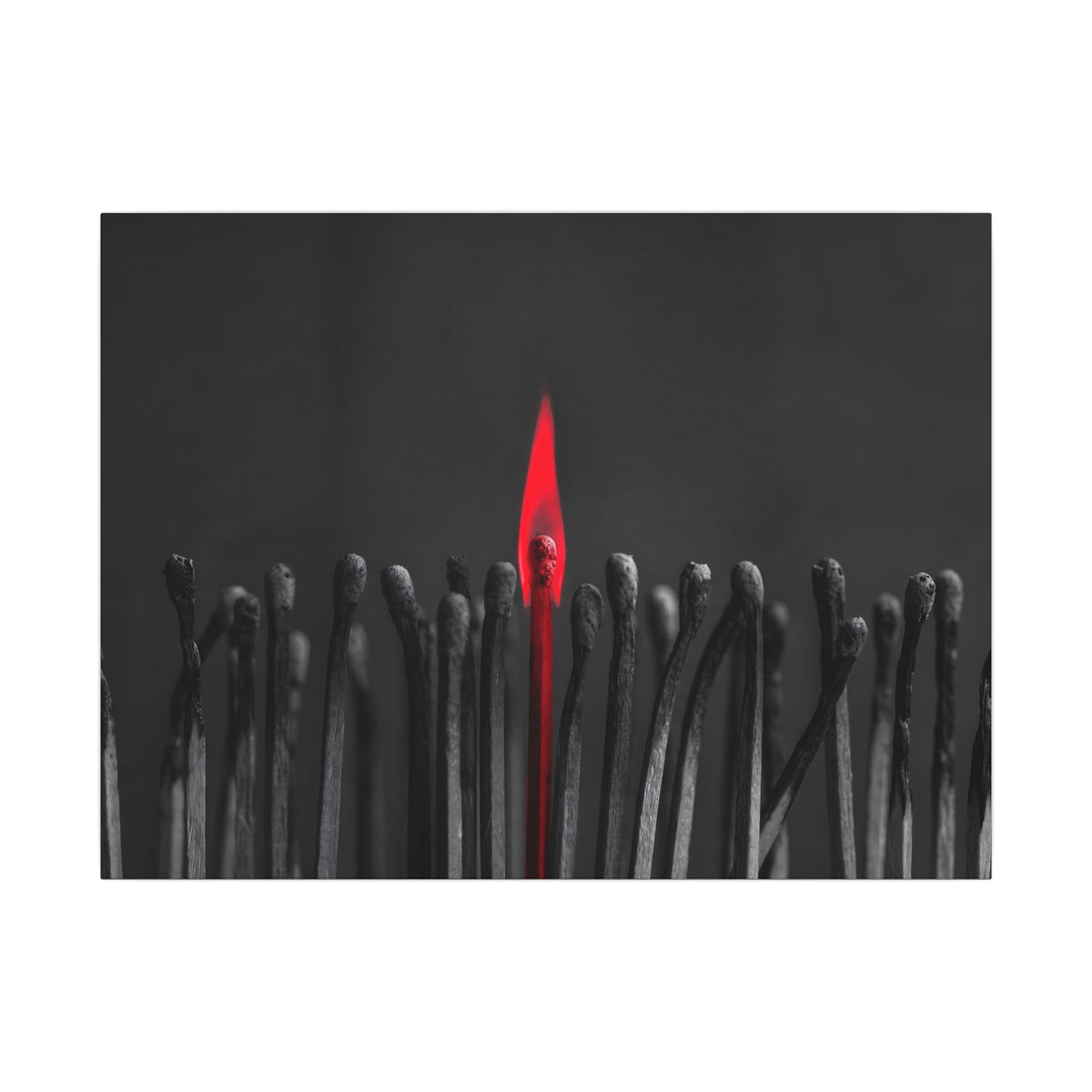 The One Still Burning - Office Wall Art For Men | Canvas (Landscape)