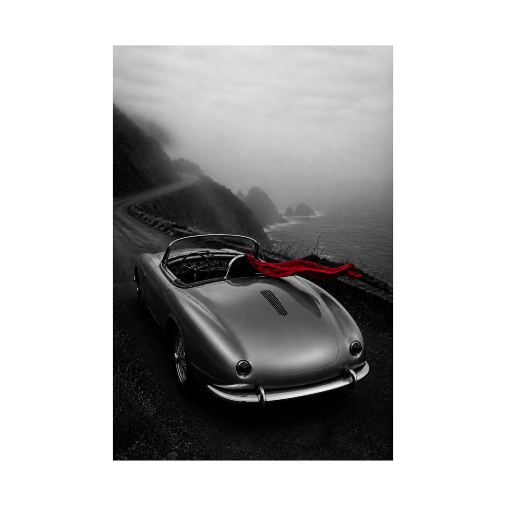 Coastal Roadster - Classic Car Wall Art | Matte Poster