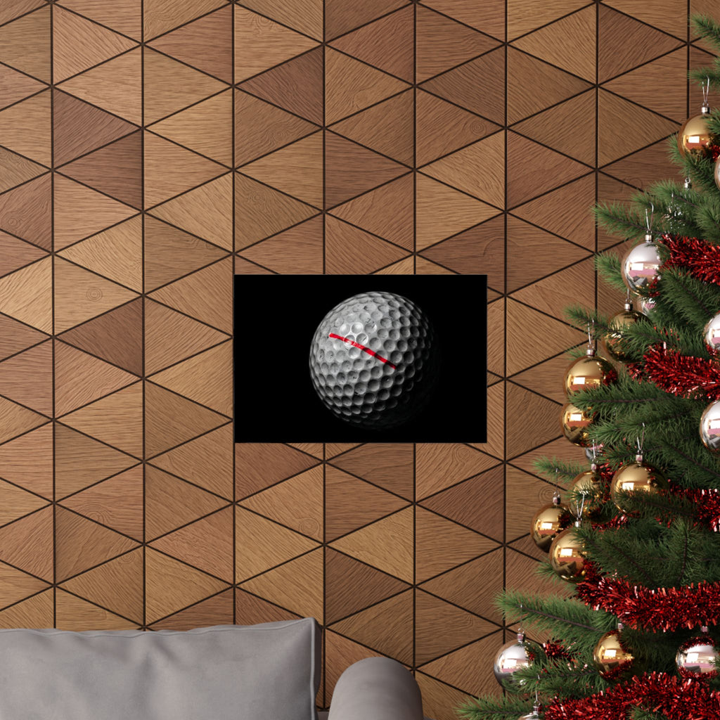 Still in Play - Golf Artwork | Matte Poster (Landscape)