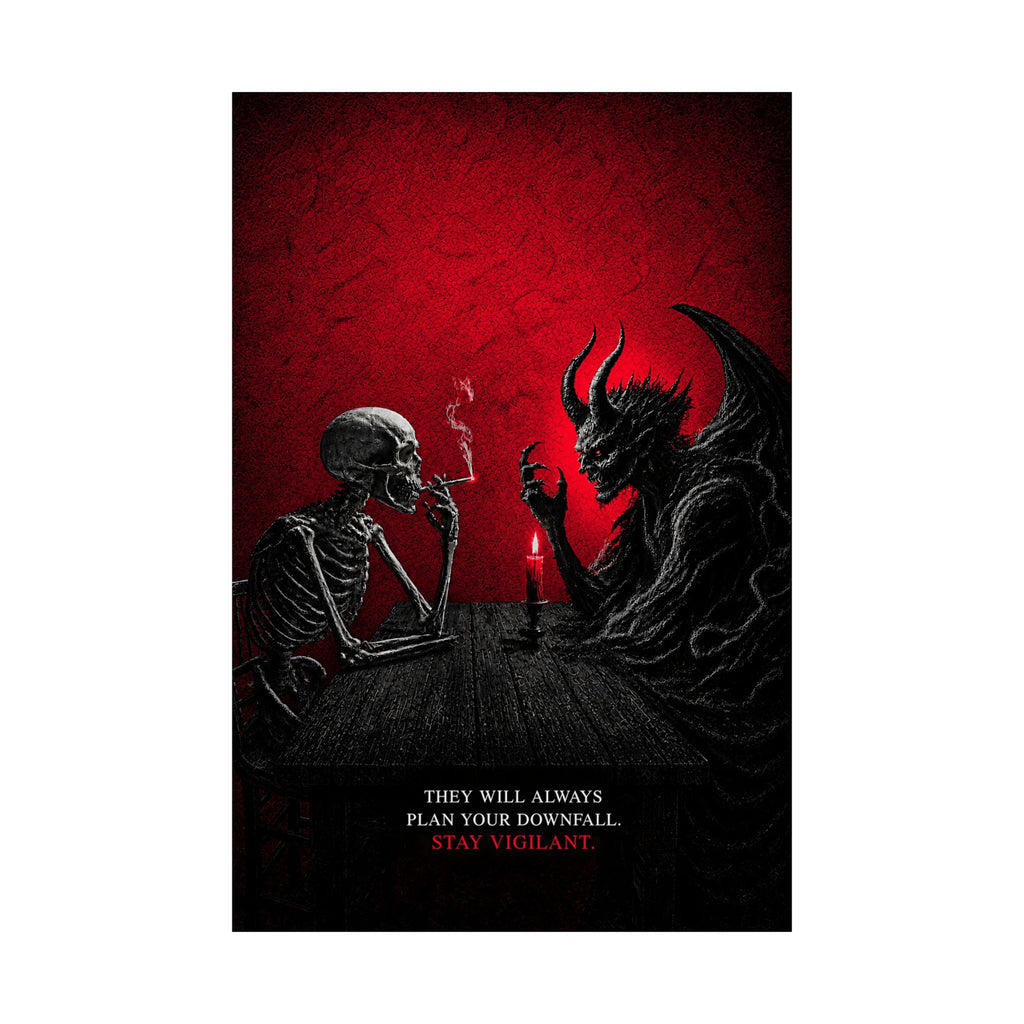 Stay Vigilant - Dark Wall Art | Matte Poster