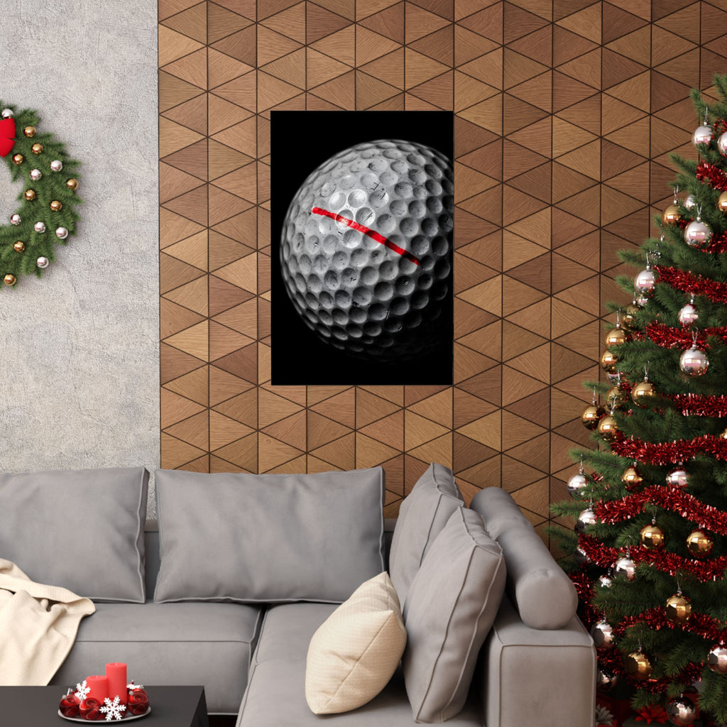 Still in Play - Golf Artwork | Matte Poster